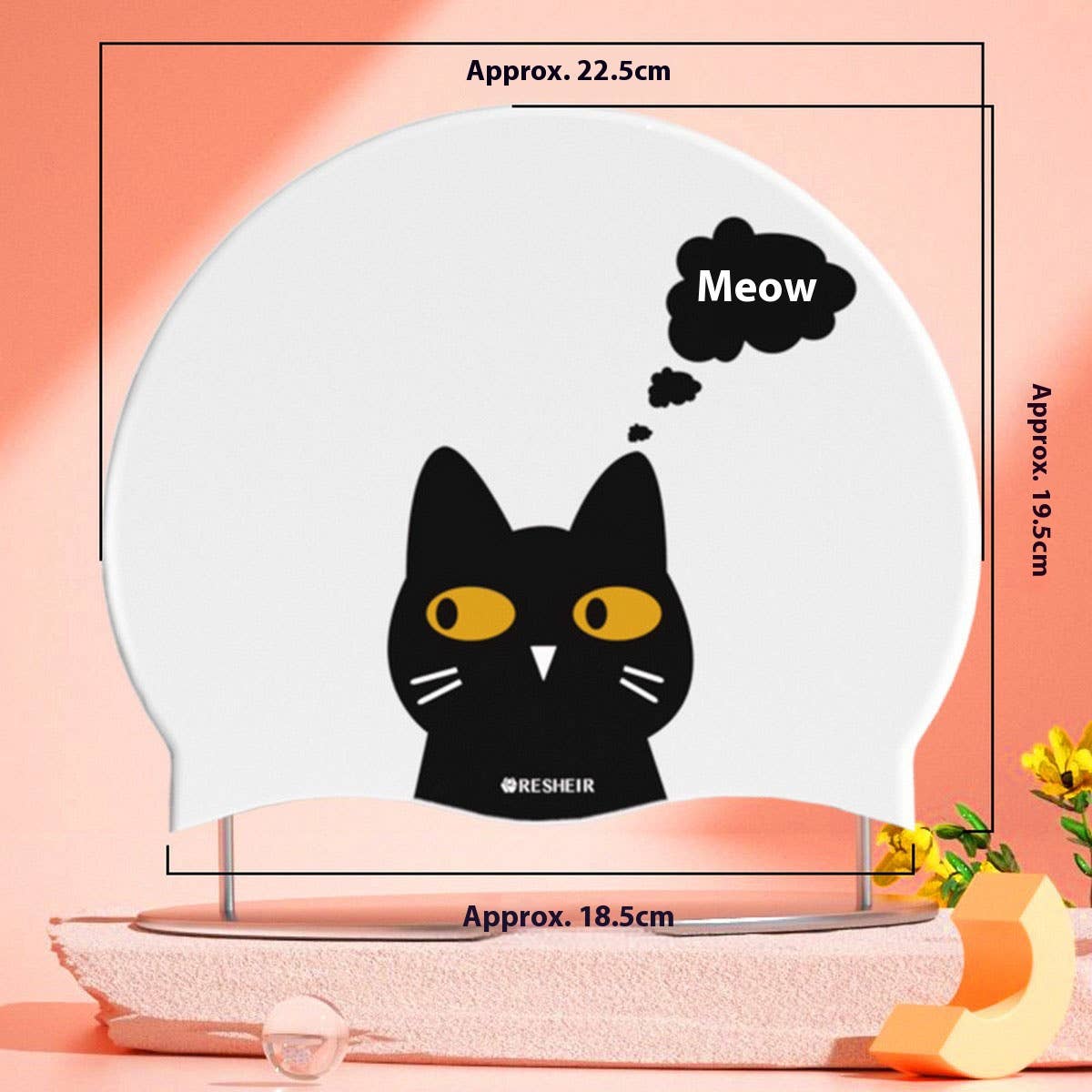 Kids' XL Silicone Swim Cap ?  Ear Protection