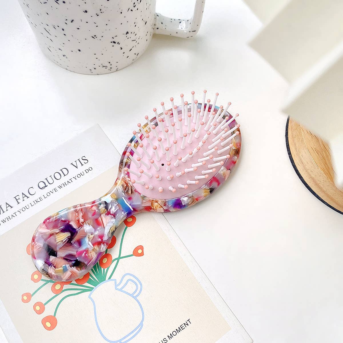 Acetic acid board children's air cushion comb