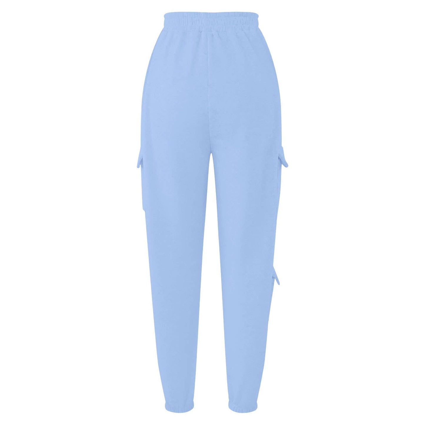 FLEECE AND THICK SOLID COLOR FASHION OVERALLS