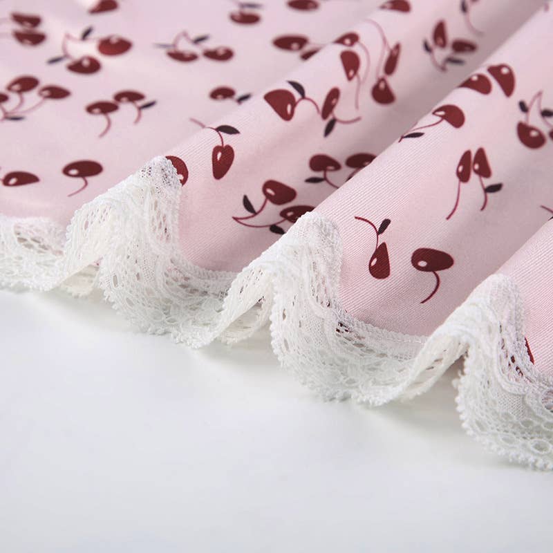 LACE FLORAL SEXY PRINT HALTER SLEEVELESS DRESS