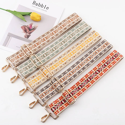 VERSATILE WIDENED CONTRASTING COLOR BAG STRAP
