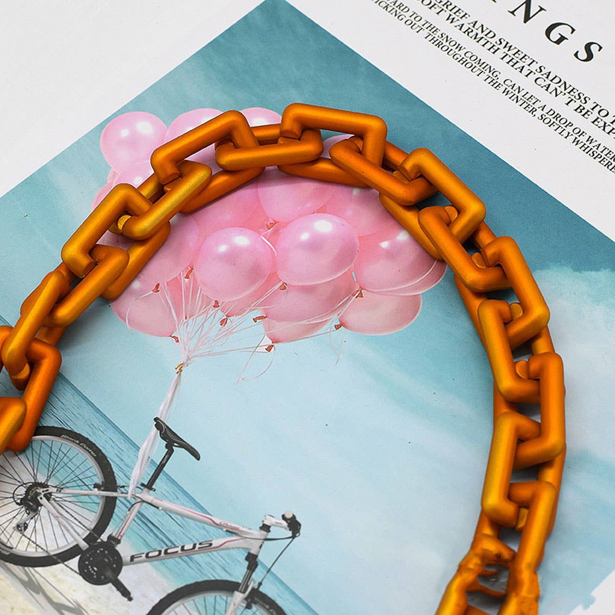 Spray-Painted Women's Bag Chain,Bag Strap_CWMM5092