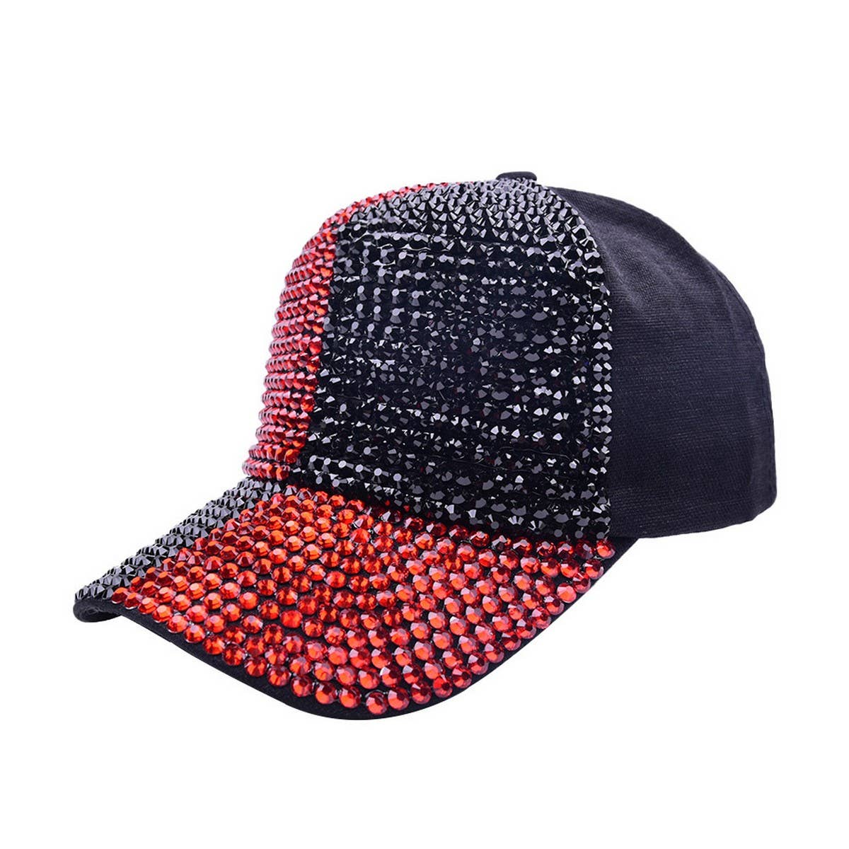 Summer Bling Baseball Cap - Stylish Rhinestone Hat CWAH1236