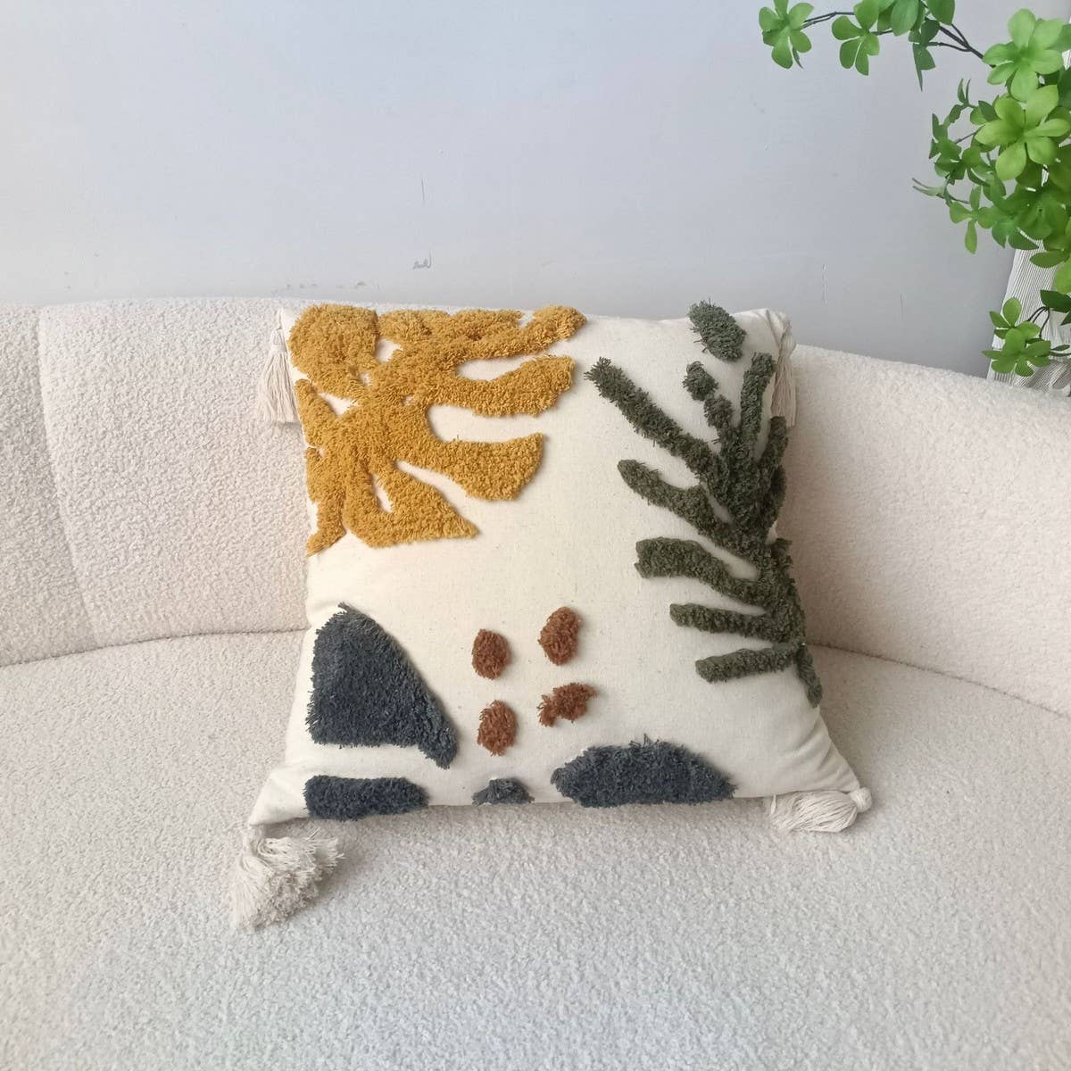 PLANT PATTERN THROW PILLOW COVERS_CWMM0239