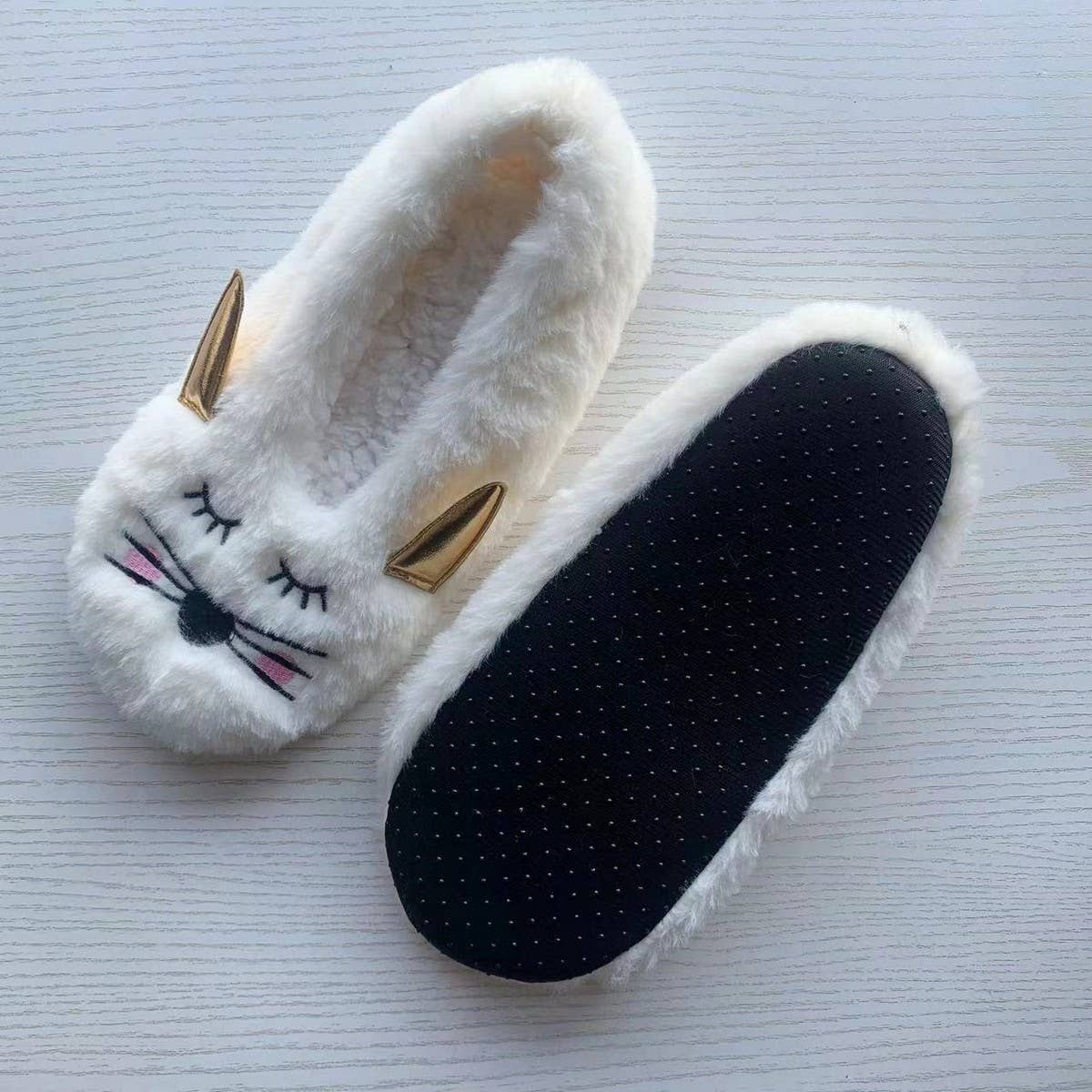 CUTE SOFT-SOLED PLUSH HOUSE SHOES FLOOR SHOES
