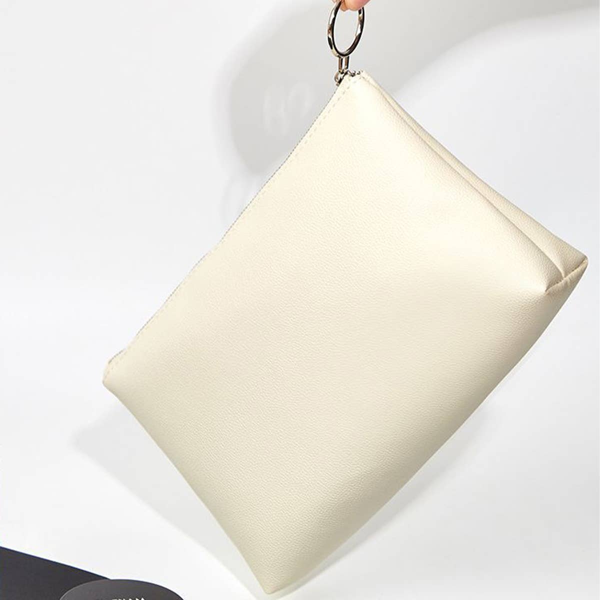 SOLID COLOR LARGE CAPACITY WATERPROOF MAKEUP BAG_CWAB1441