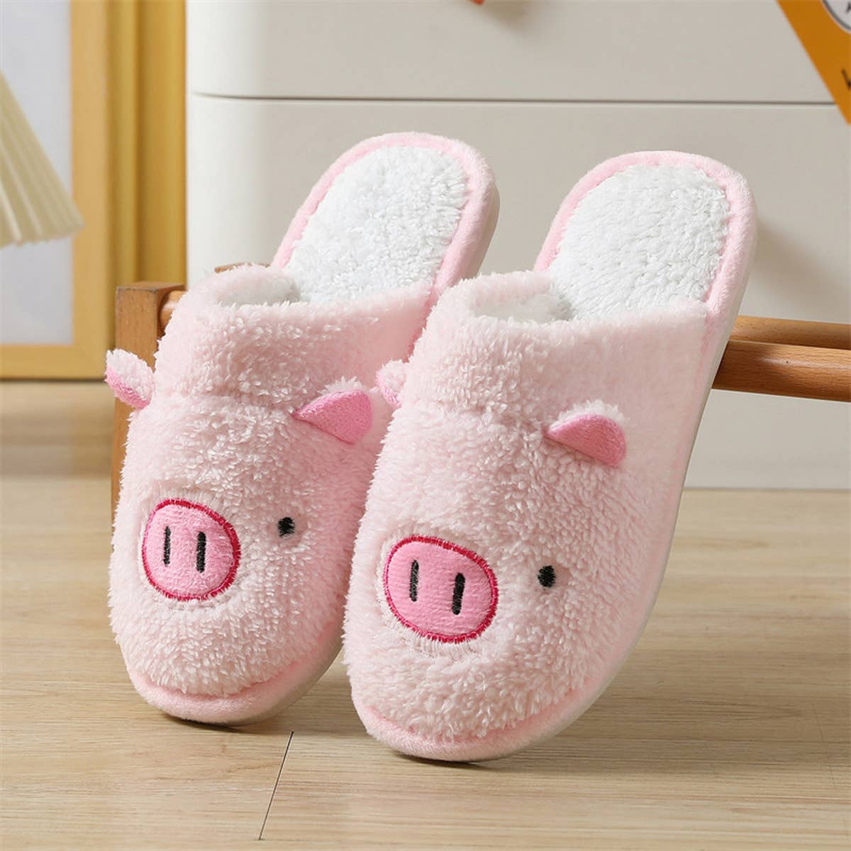 HOUSEHOLD CUTE CARTOON BEAR COTTON SLIPPERS