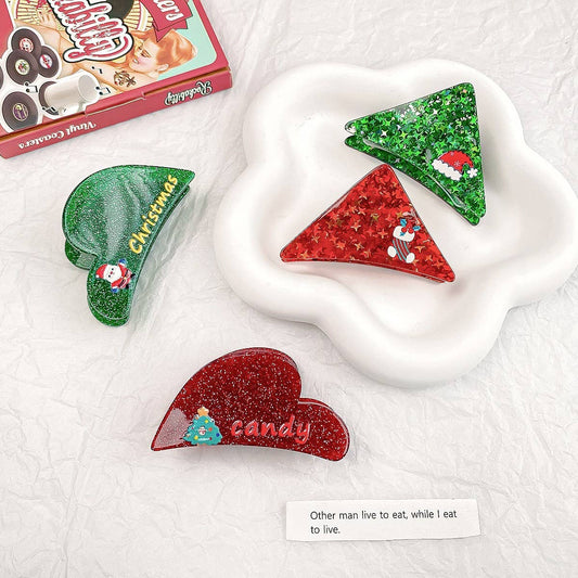 NEW SANTA CLAUS SWEET TEMPERAMENT HAIRPIN_CWAHA1600