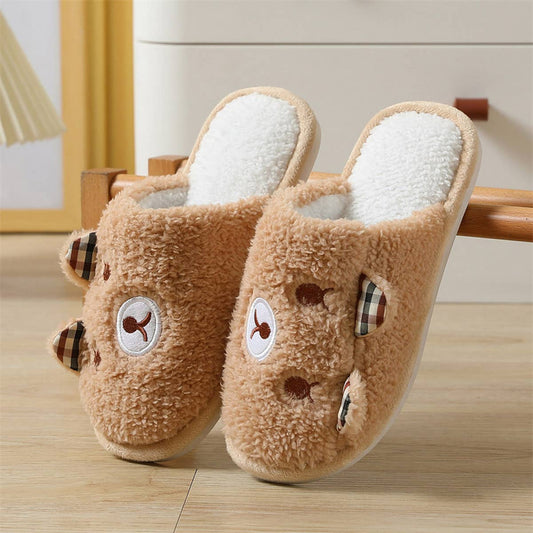 HOUSEHOLD CUTE CARTOON BEAR COTTON SLIPPERS