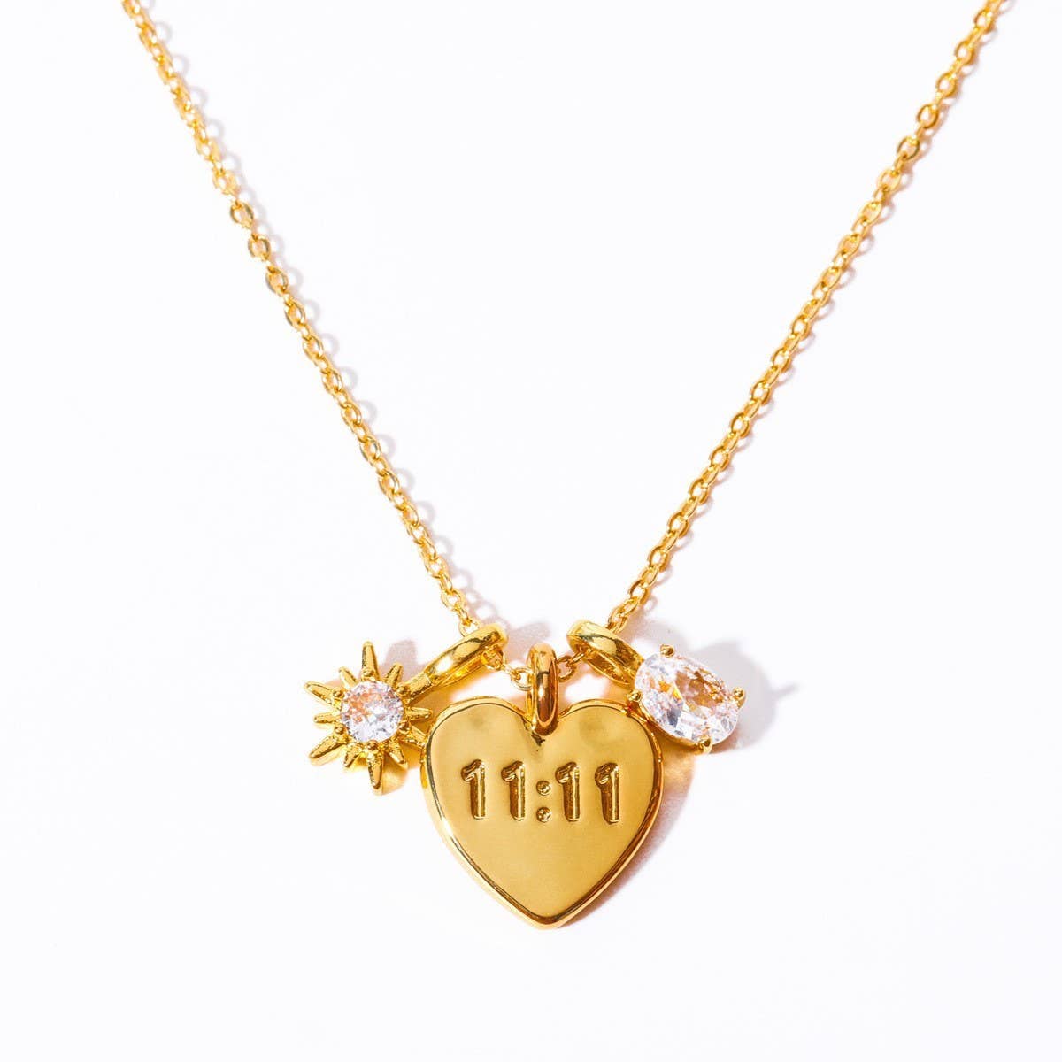 NEW CREATIVE LETTER ZIRCON LOVE PENDANT NECKLACE