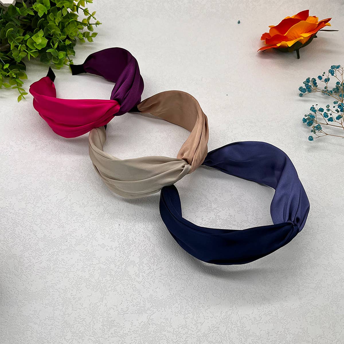 RETRO COLOR MATCHING CROSS HEADBAND_CWAHA2574