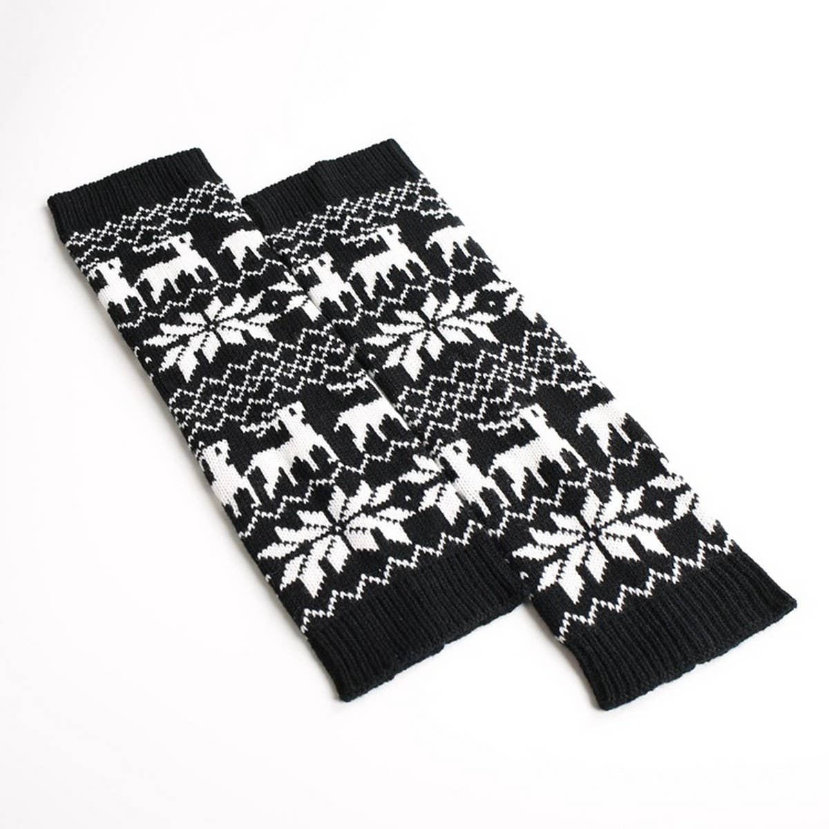 CHRISTMAS WINTER WARM LEGGINGS ELK PILE SOCKS