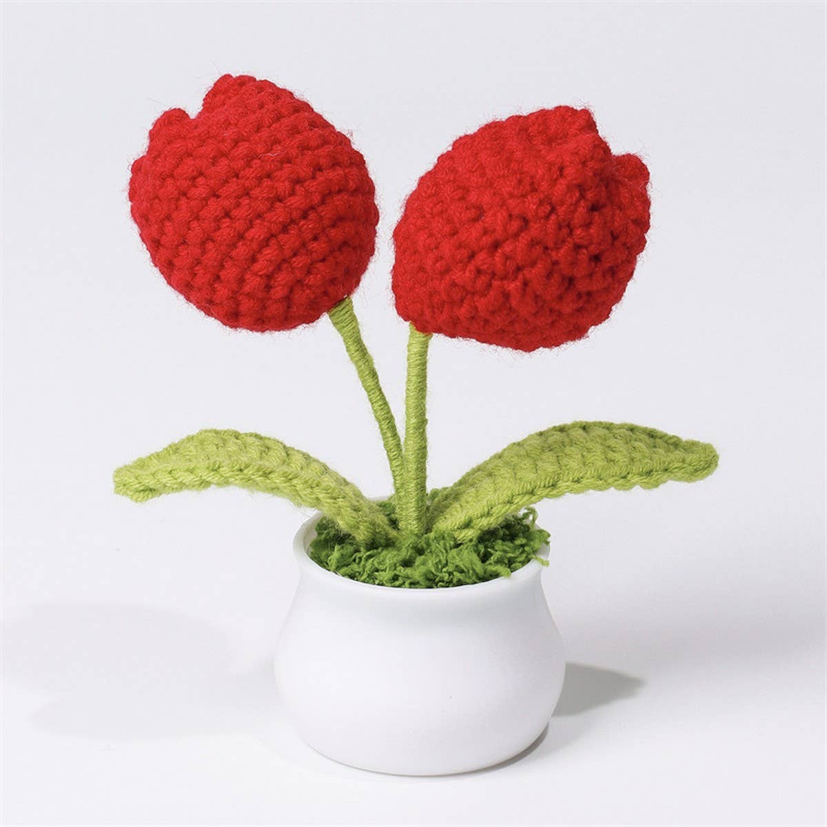CWMM9270_HAND-WOVEN BOUQUET POTTED PLANT ORNAMENTS