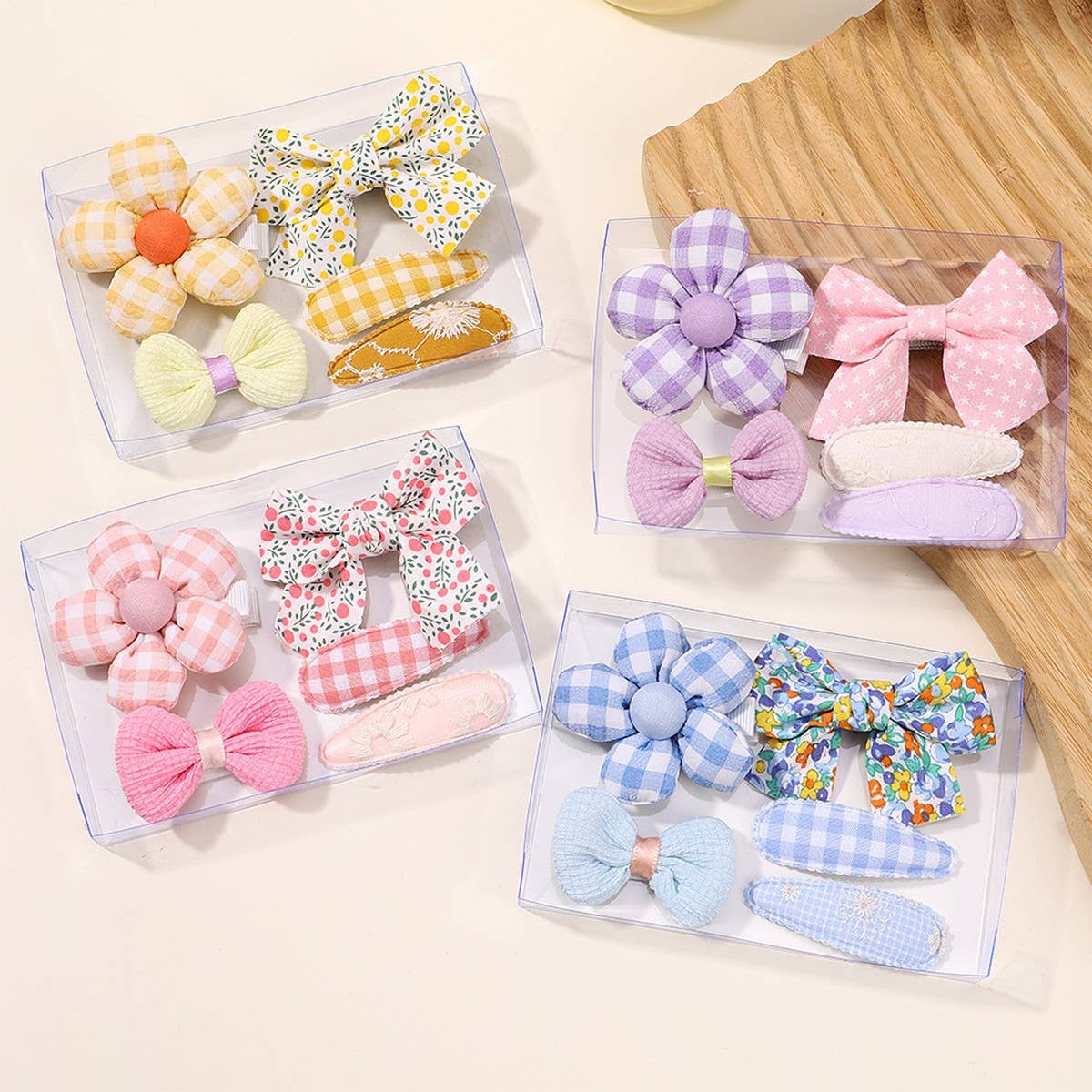 Mini Baby Girl Hair Clip Set ? Flowers & Bows