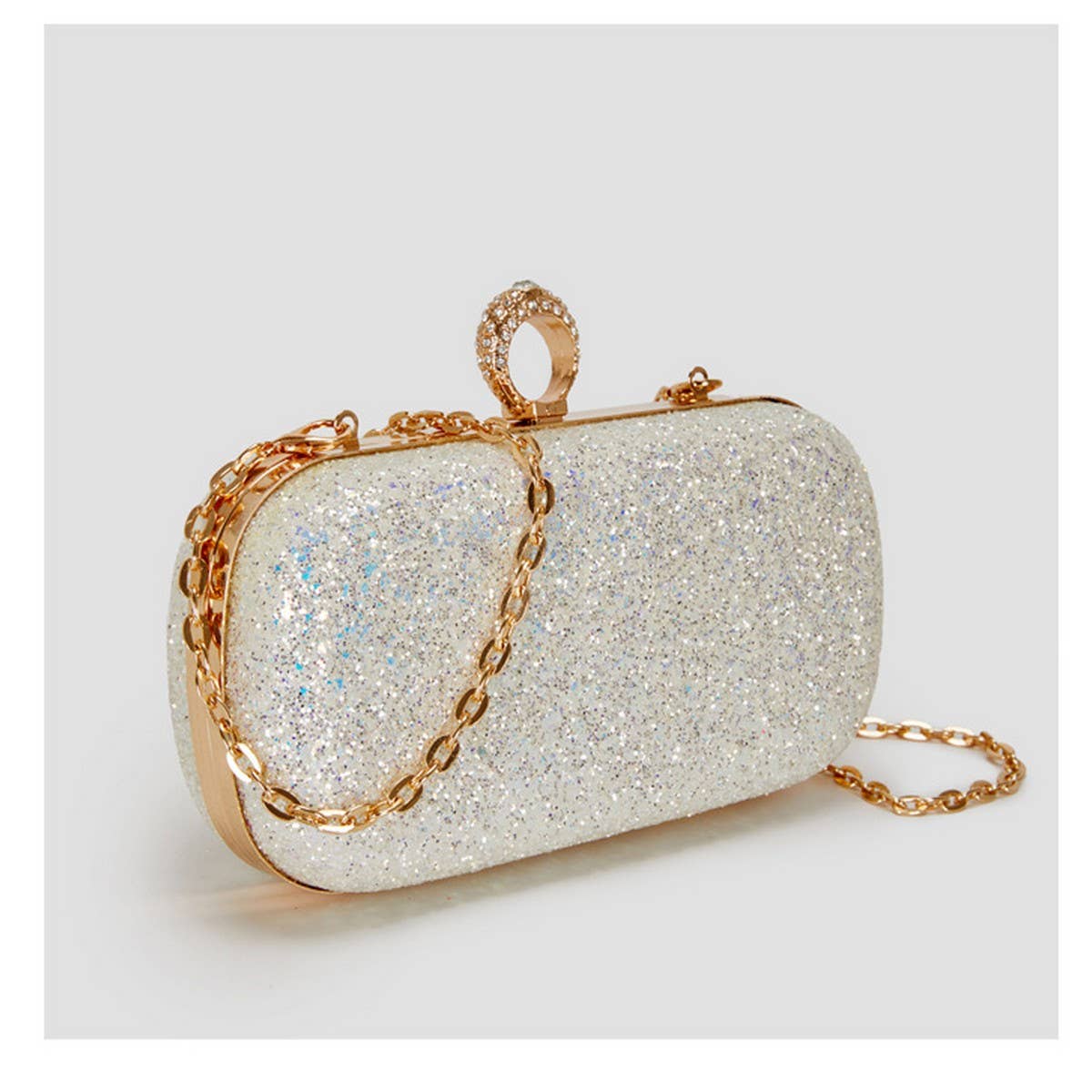 FASHIONABLE LADY EVENING BAG SHINY   CLUTCH BAG_CWAB3243