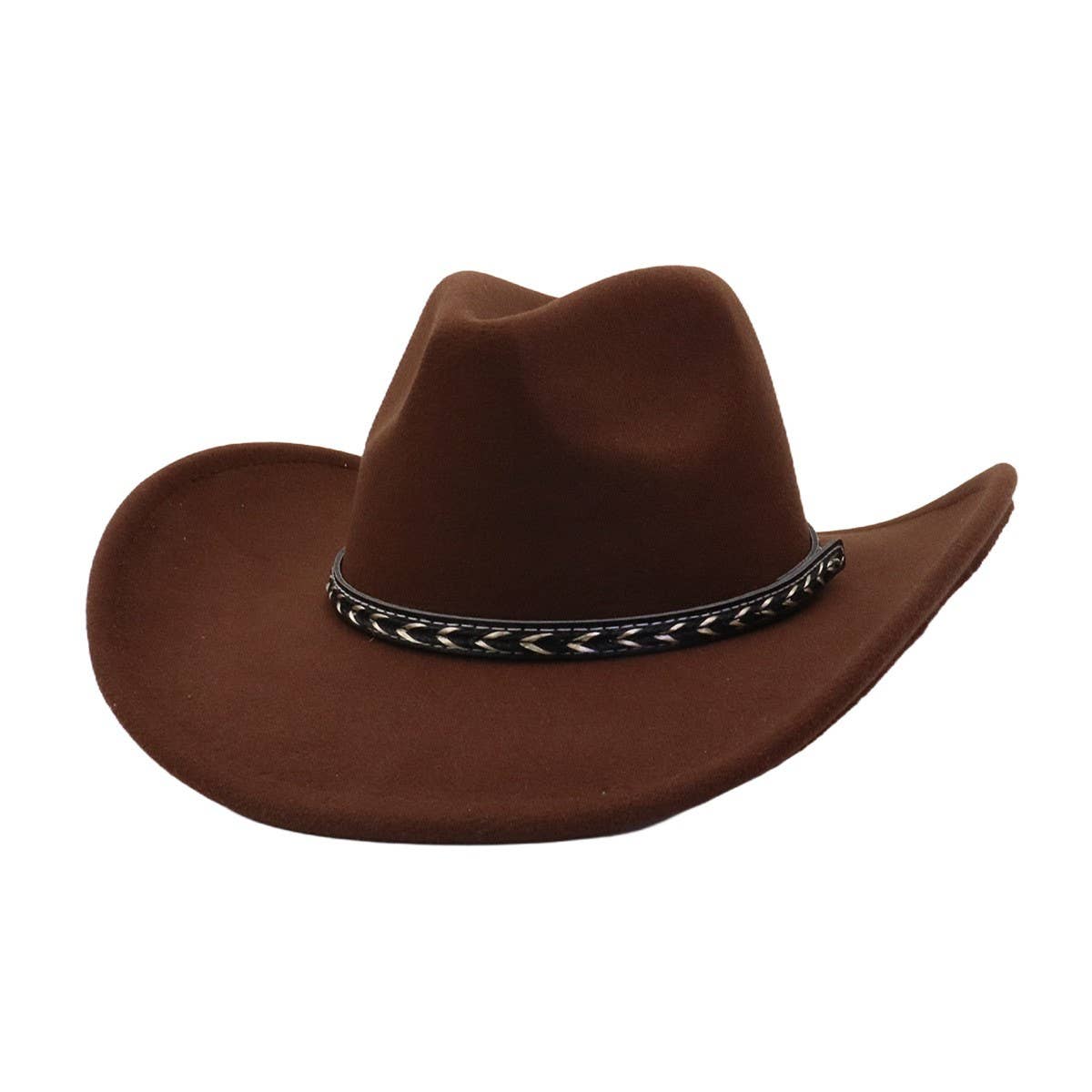 Unisex  Cowboy Fedora Hat Ethnic Style_CWAH04409