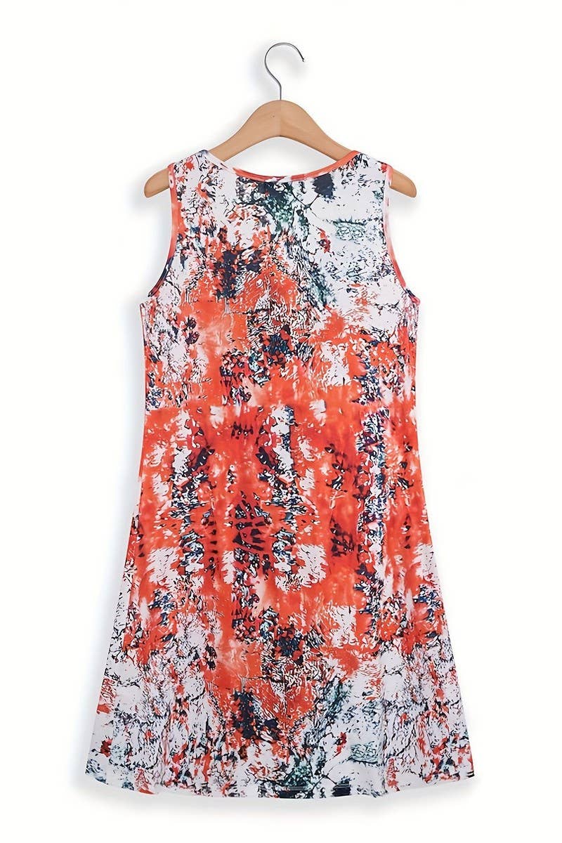 CWDHL1063_SUMMER SPAGHETTI STRAP CASUAL LOOSE DRESS