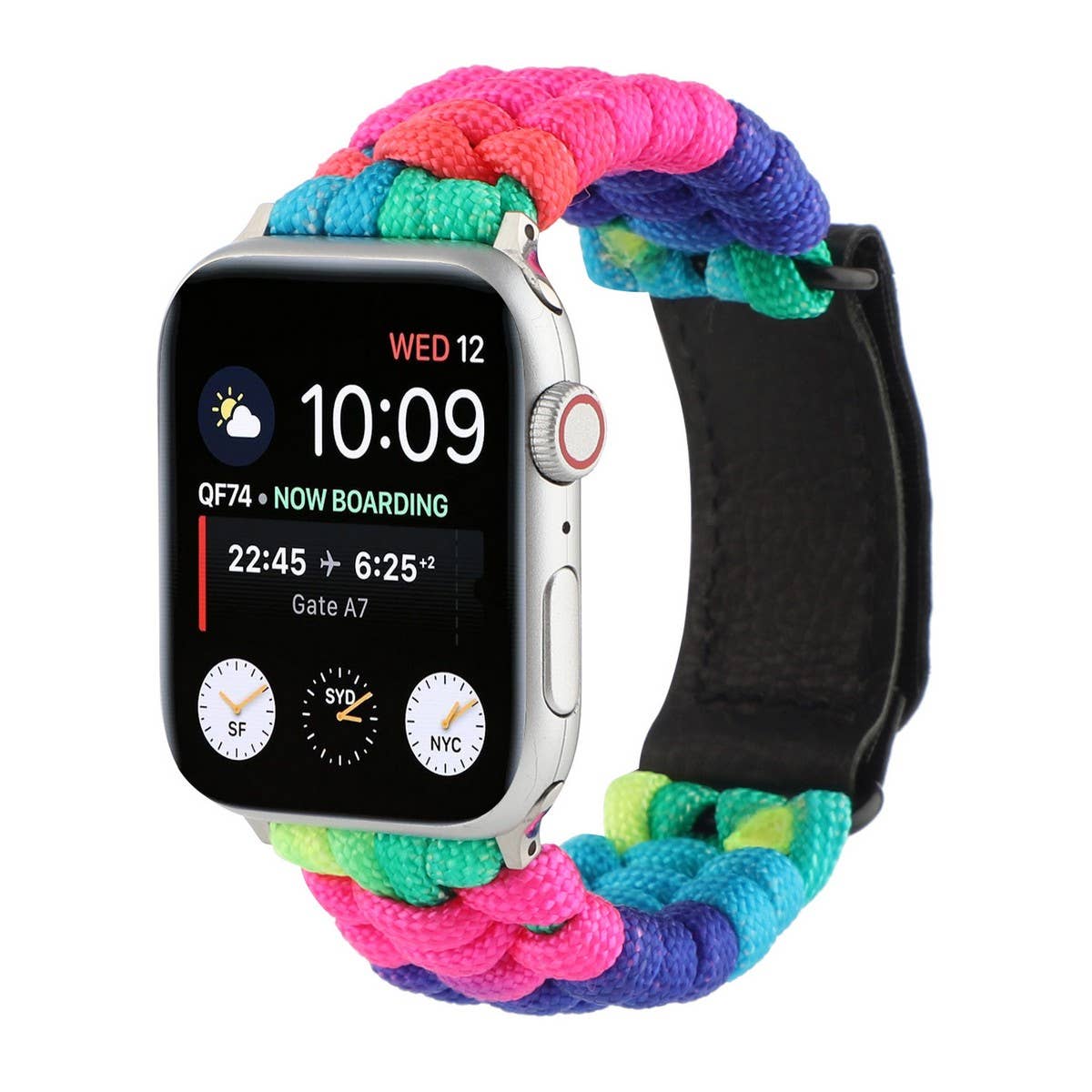 APPLE WATCH 9 VELCRO PARACORD STRAP_CWASC1543