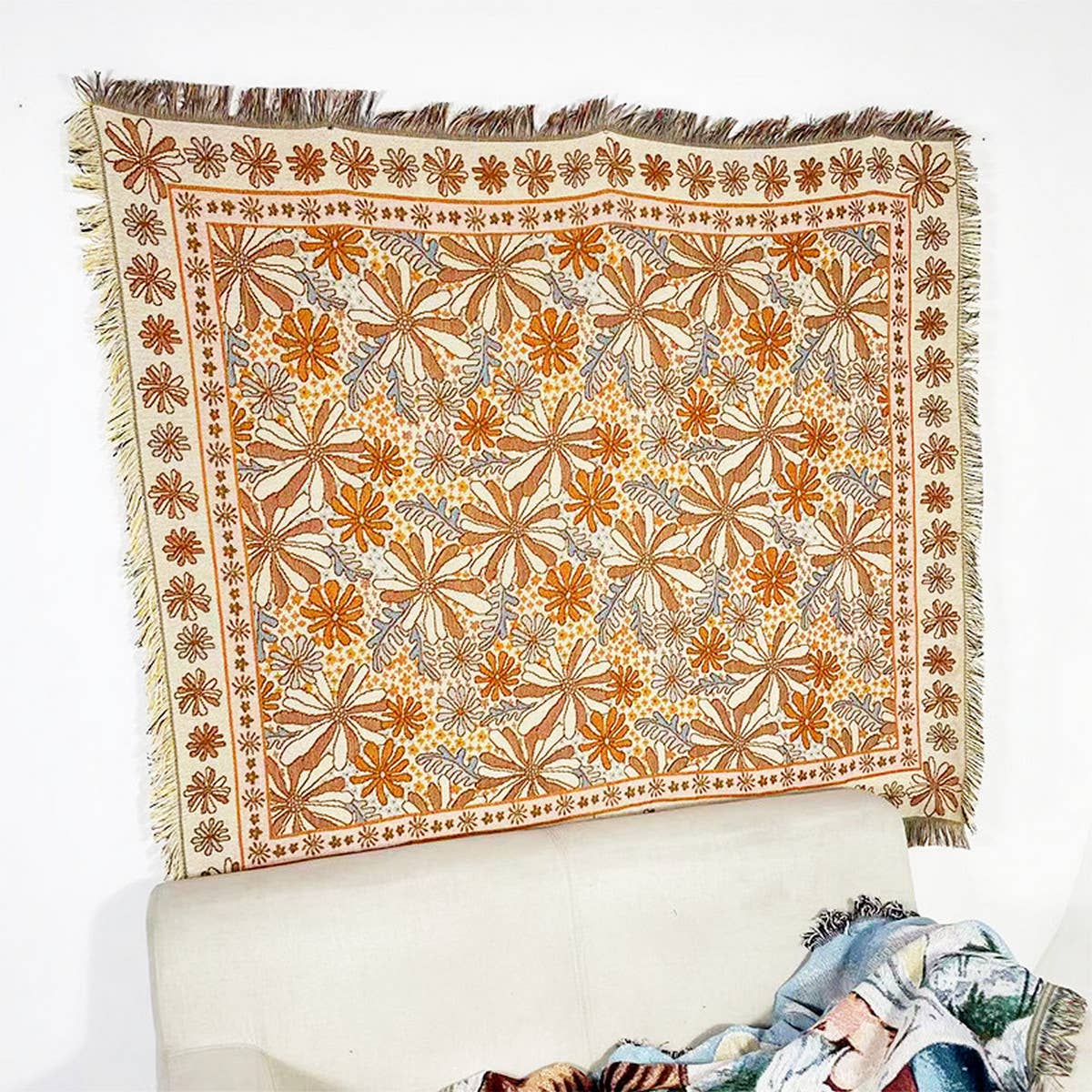 JACQUARD BLANKET SOFA BLANKET COVER BLANKET