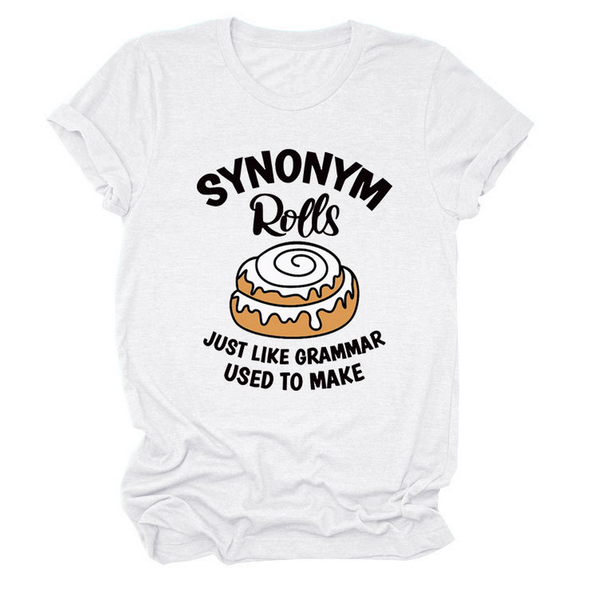 Loose Fit Women¡¯s T-Shirt with Cute Graphic