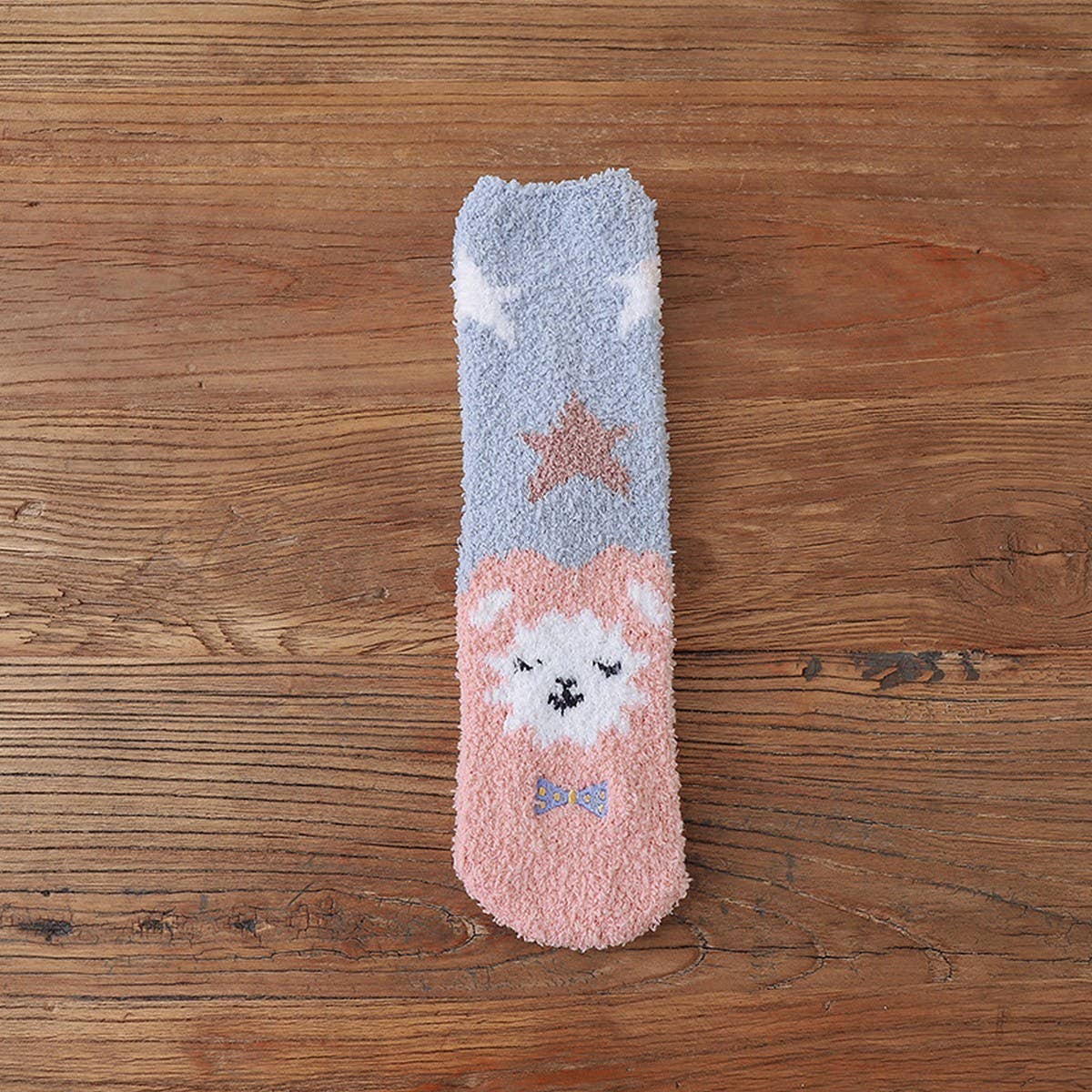 WARM FLEECE CARTOON MID-CALF SOCKS