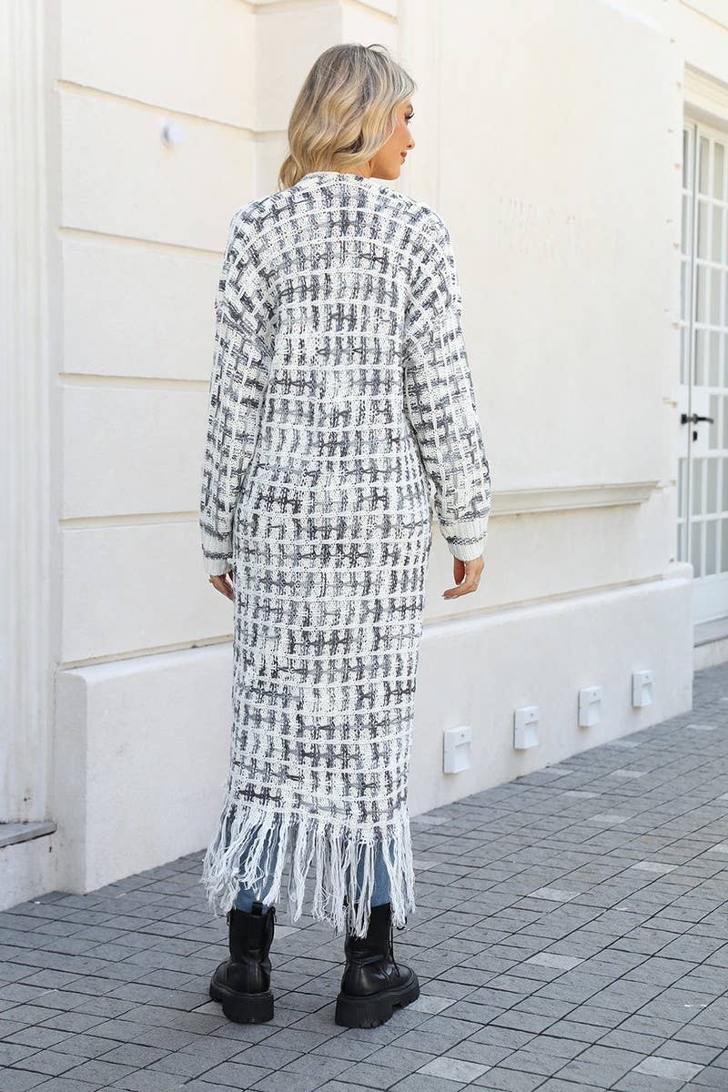 CWOCAL0933_FRINGED LONG COLORFUL CARDIGAN COAT