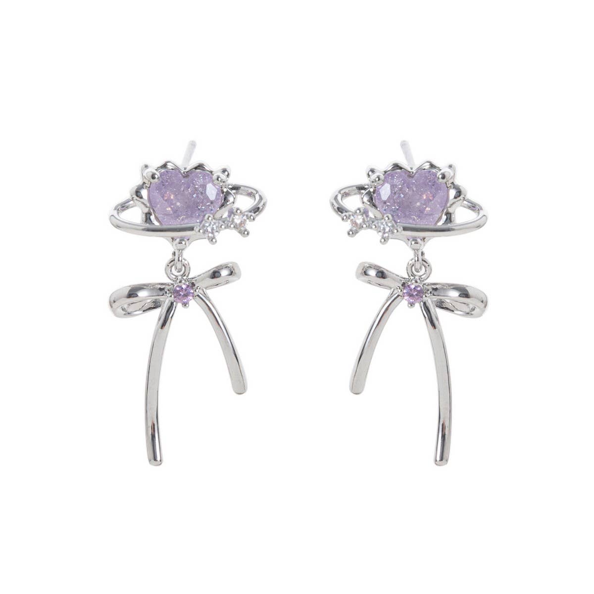 Love Bow Design Popular Exquisite Earrings