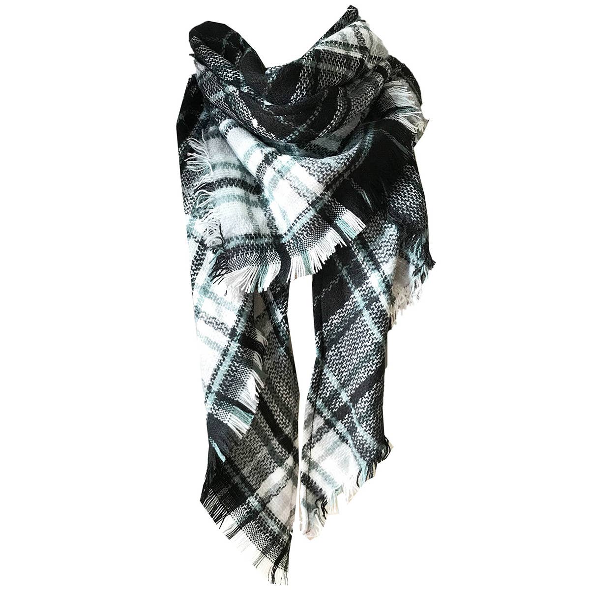 Autumn and Winter Plaid Faux Cashmere Scarf_CWASC0115