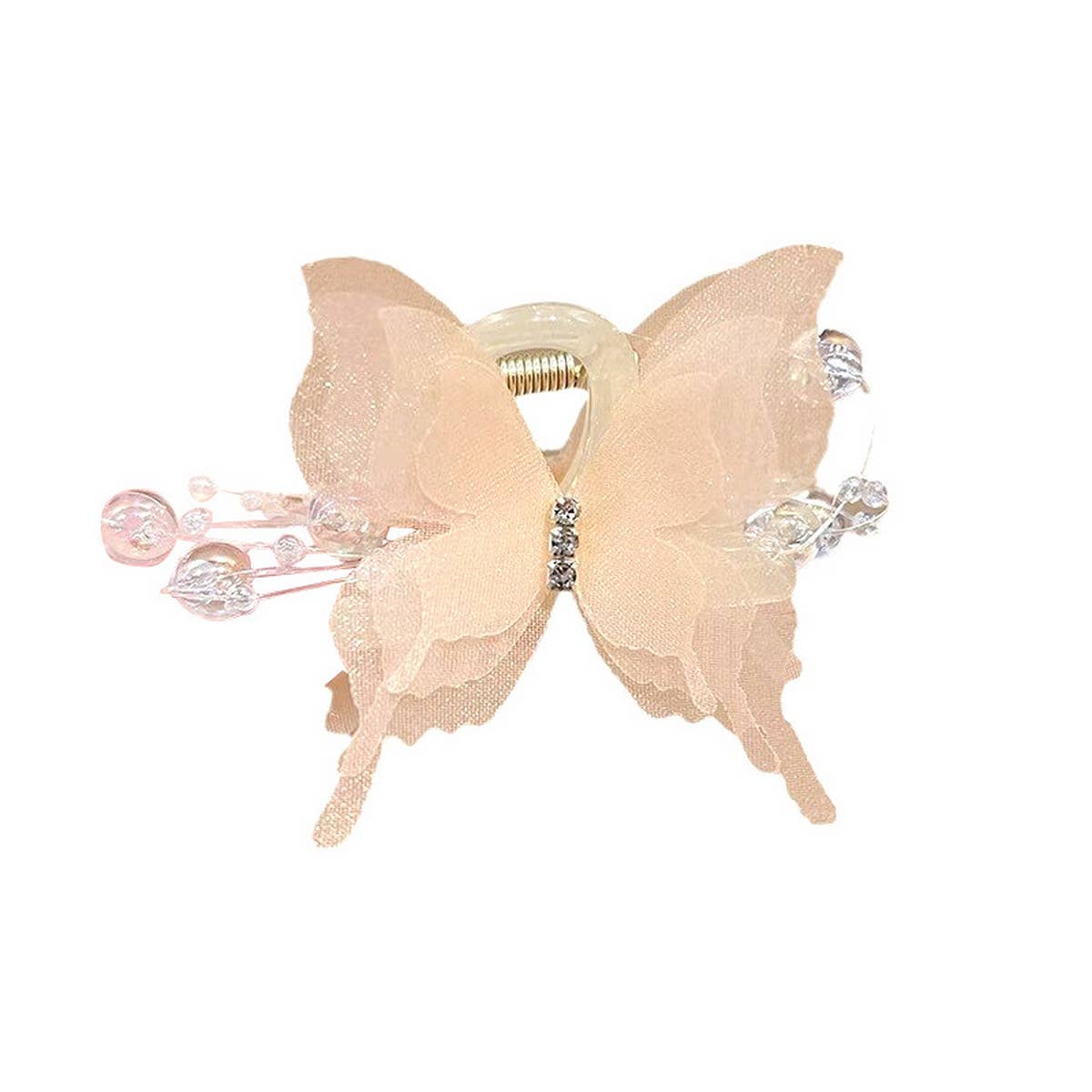 Sweet Rhinestone Butterfly Mini Claw, Sparkly Clip