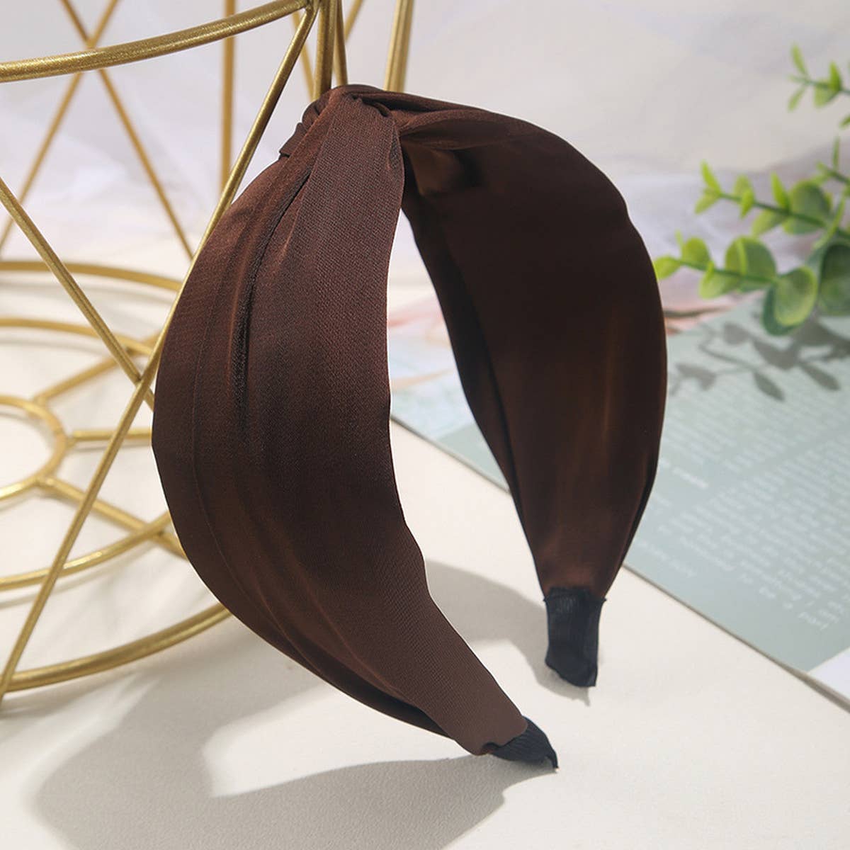 RETRO SOLID COLOR HIGH SKULL HEADBAND_CWAHA1685