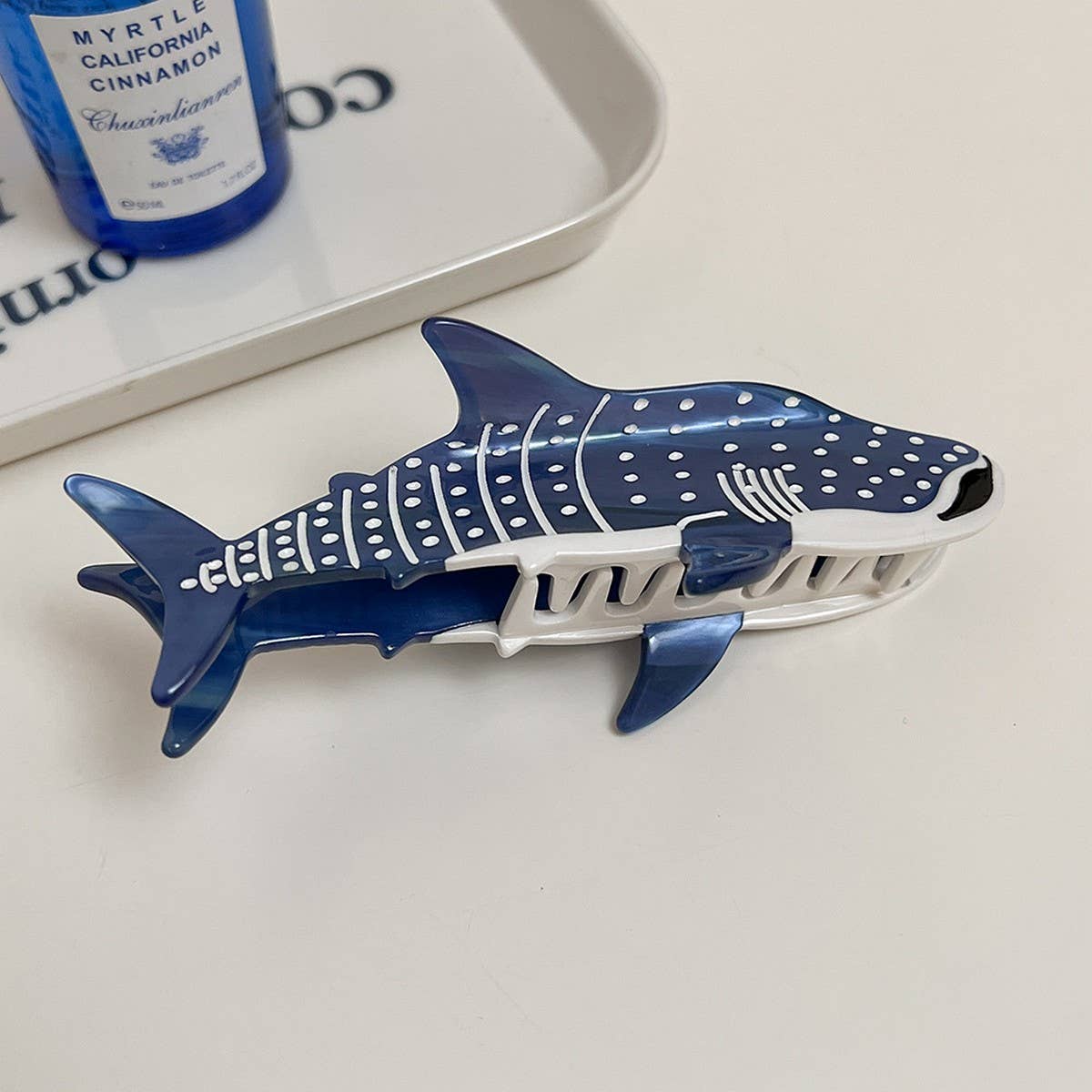 Ocean Animal Acetate Claw Clip ??Shark & Whale_CWAHA5703