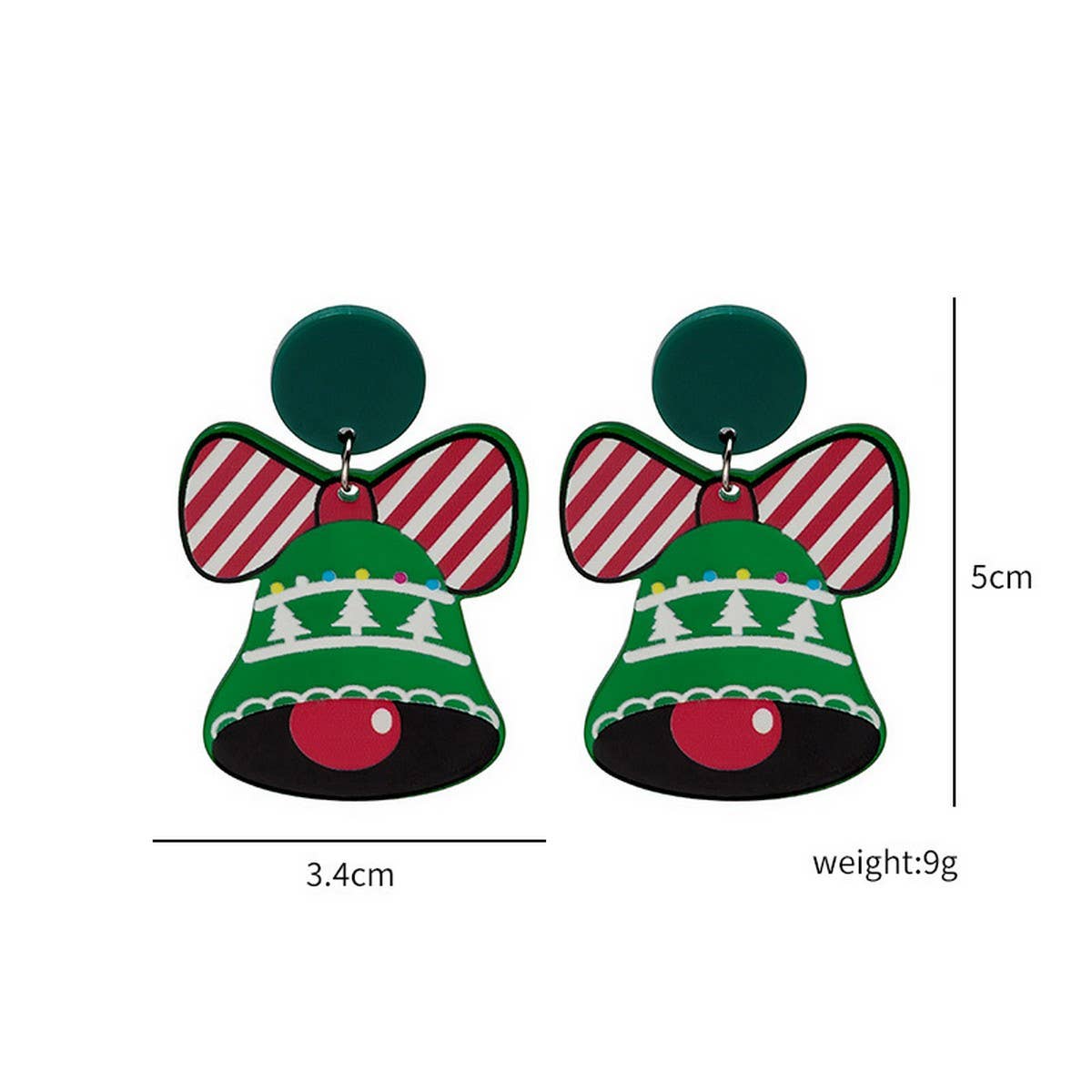 CHRISTMAS CARTOON SWEET DESIGN EARRINGS
