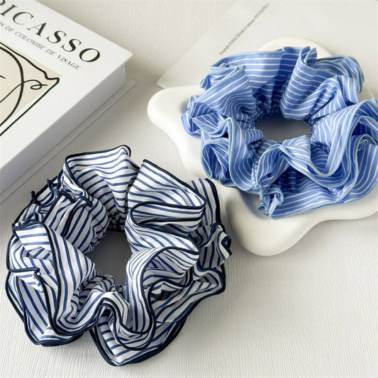 2024 NEW STRIPED LARGE INTESTINE HAIR TIE_CWAHA2436