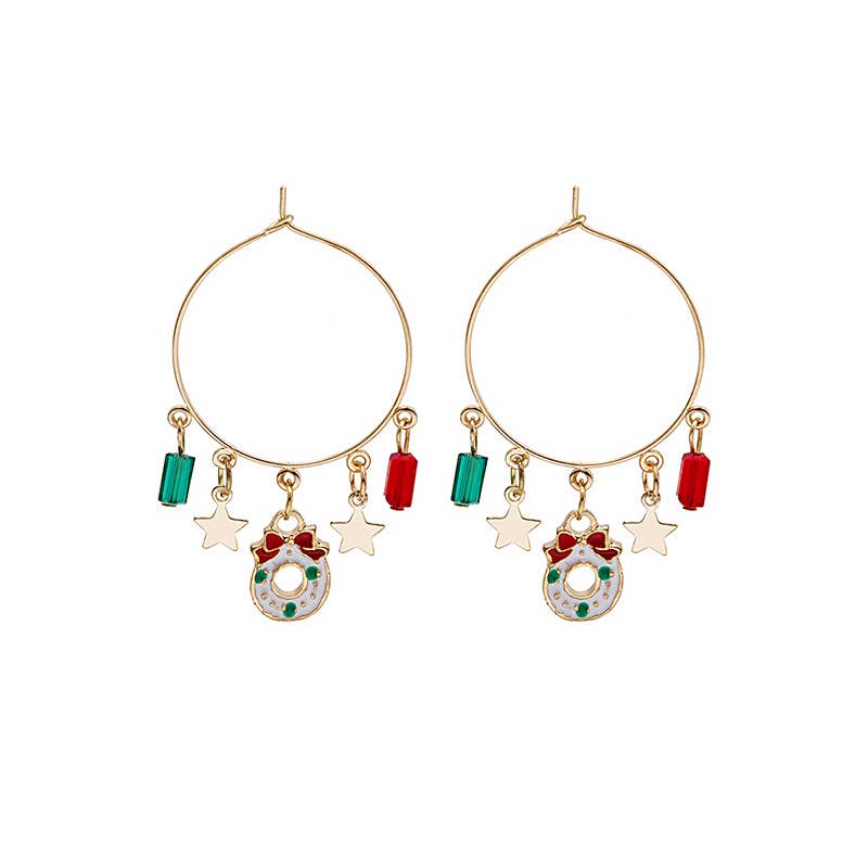 CHRISTMAS EXAGGERATED PERSONALITY EARRINGS