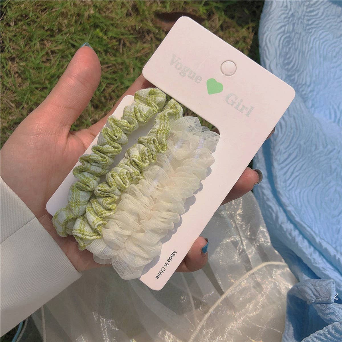 GIRLS' SIMPLE AND VERSATILE HAIR SCRUNCHIES