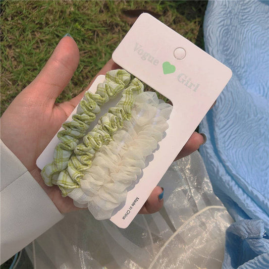 GIRLS' SIMPLE AND VERSATILE HAIR SCRUNCHIES