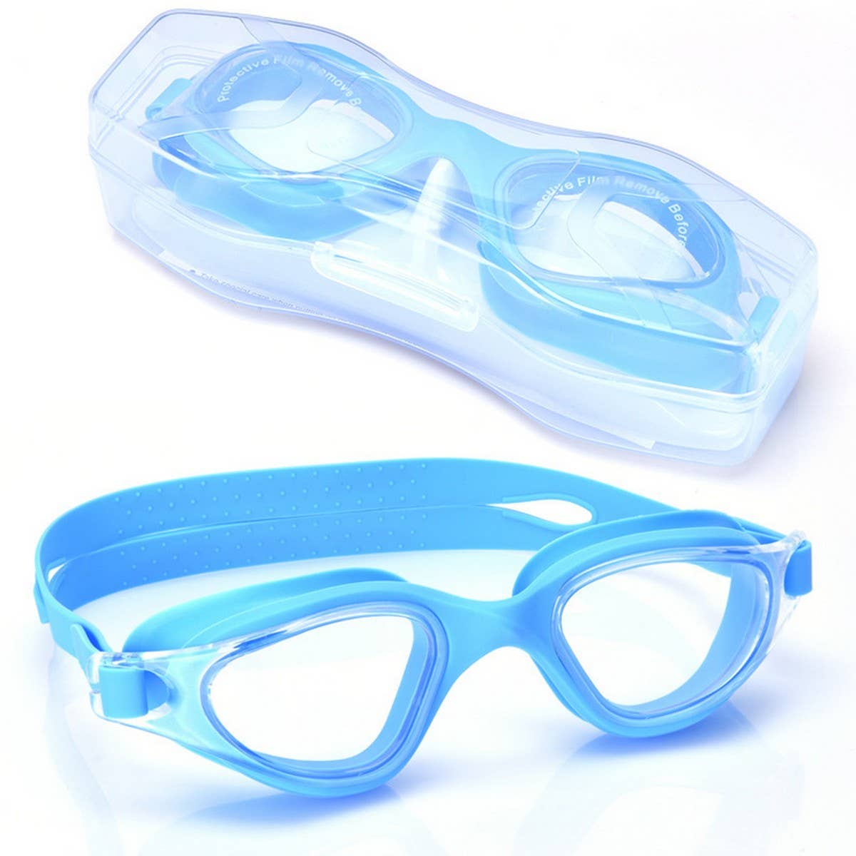 Adult Swim Goggles, Pro Anti-Fog Mirror Silicone_CWASG1041