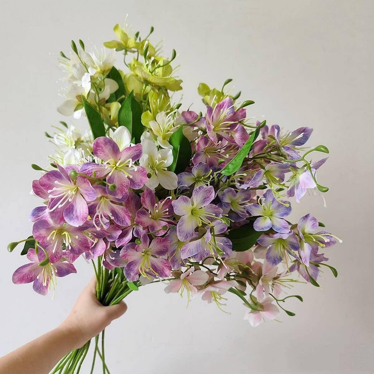 3D Film Jasmine Artificial Flower Table Decor_CWMM6465