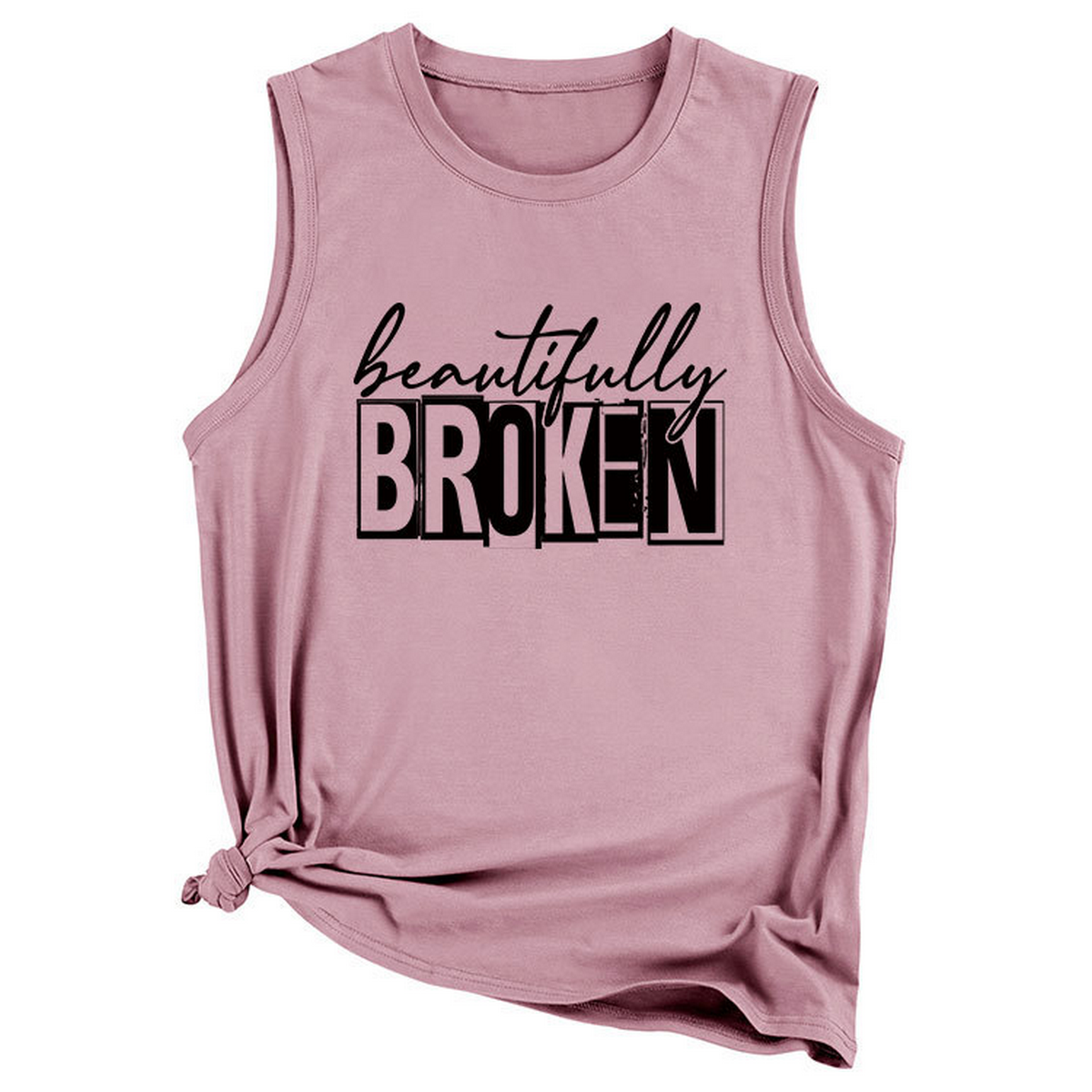 Women??¢s Casual Plus Size Tank Top, Loose Fit_CWTTSL0422