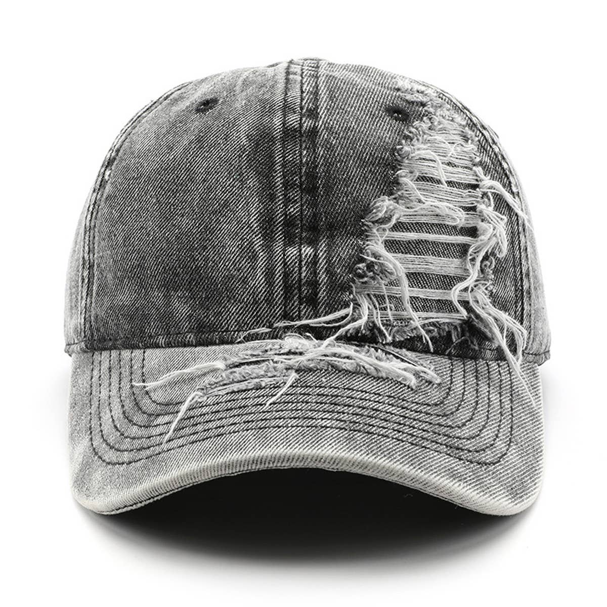 Vintage Washed Hole Baseball Cap for Men & Women_CWAH0907