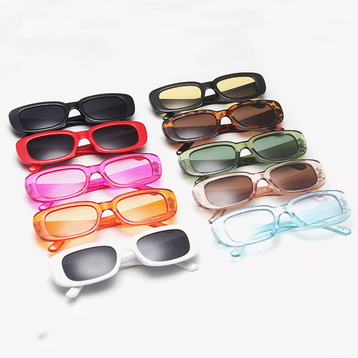 Trendy Small Square Sunglasses for Women, UV400
