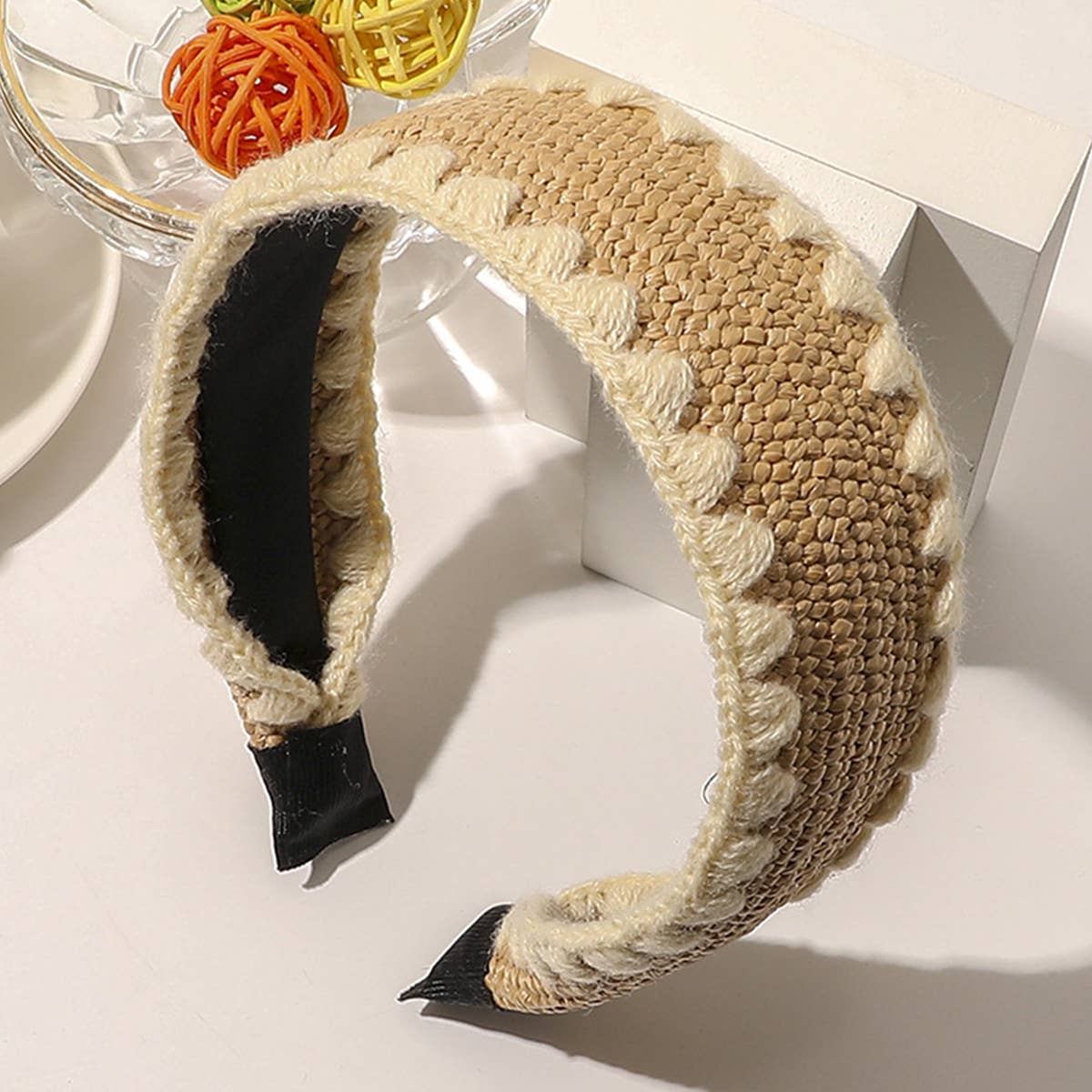 FASHION  WOVEN DECORATIVE HAIR HOOP_CWAHA0228