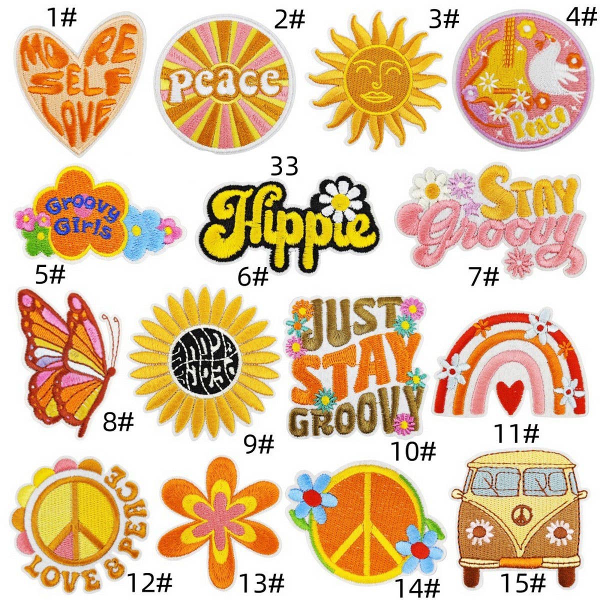 GRAFFITI DECORATED SUITCASE EMBROIDERED PATCH