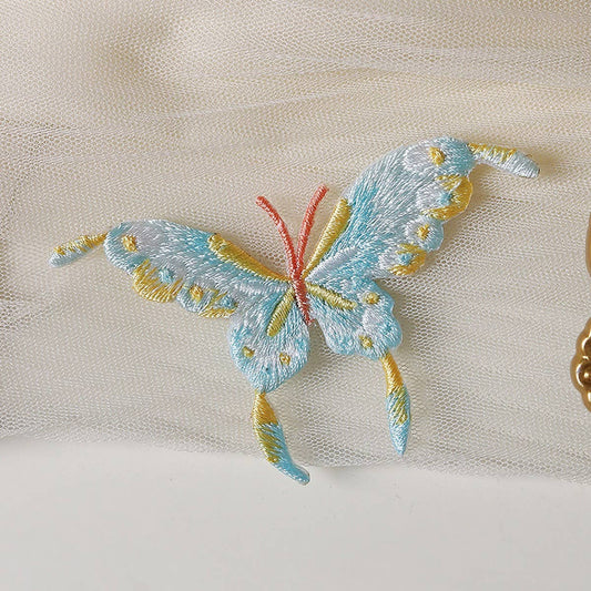 Dopamine Butterfly Embroidered Patch for Repair