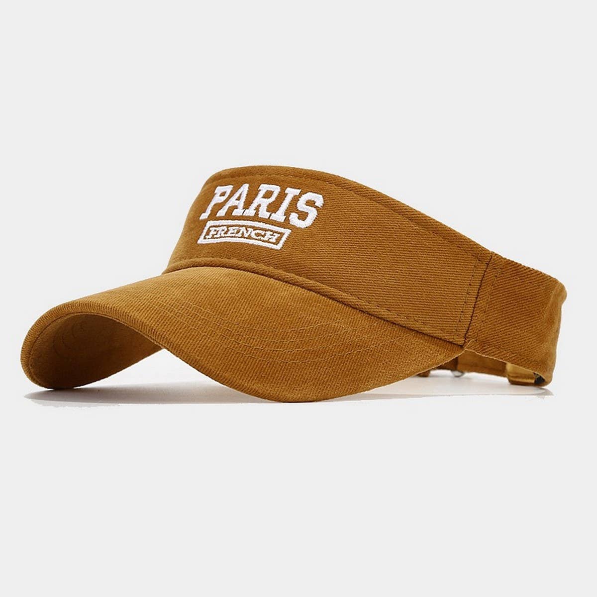 PARIS Embroidered Visor Hat -Summer Baseball Cap_CWAH3302