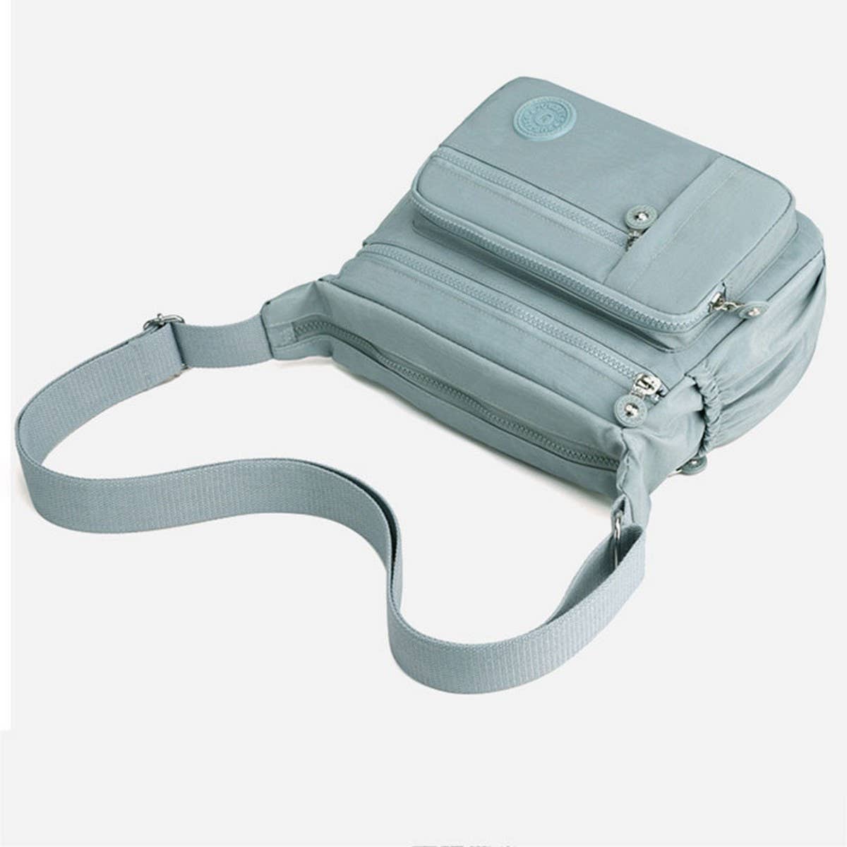 SIMPLE FASHIONABLE NYLON CROSSBODY SHOULDER BAG_CWASC1734