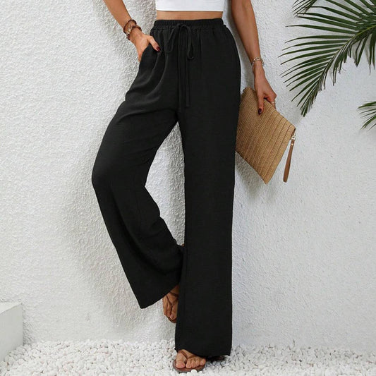 All-in-one floor-length straight leg pants