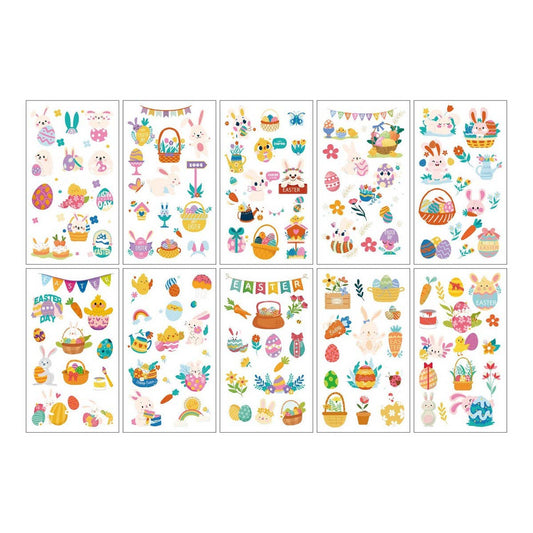 Easter Tattoos for Kids ? Bunny & Egg Stickers