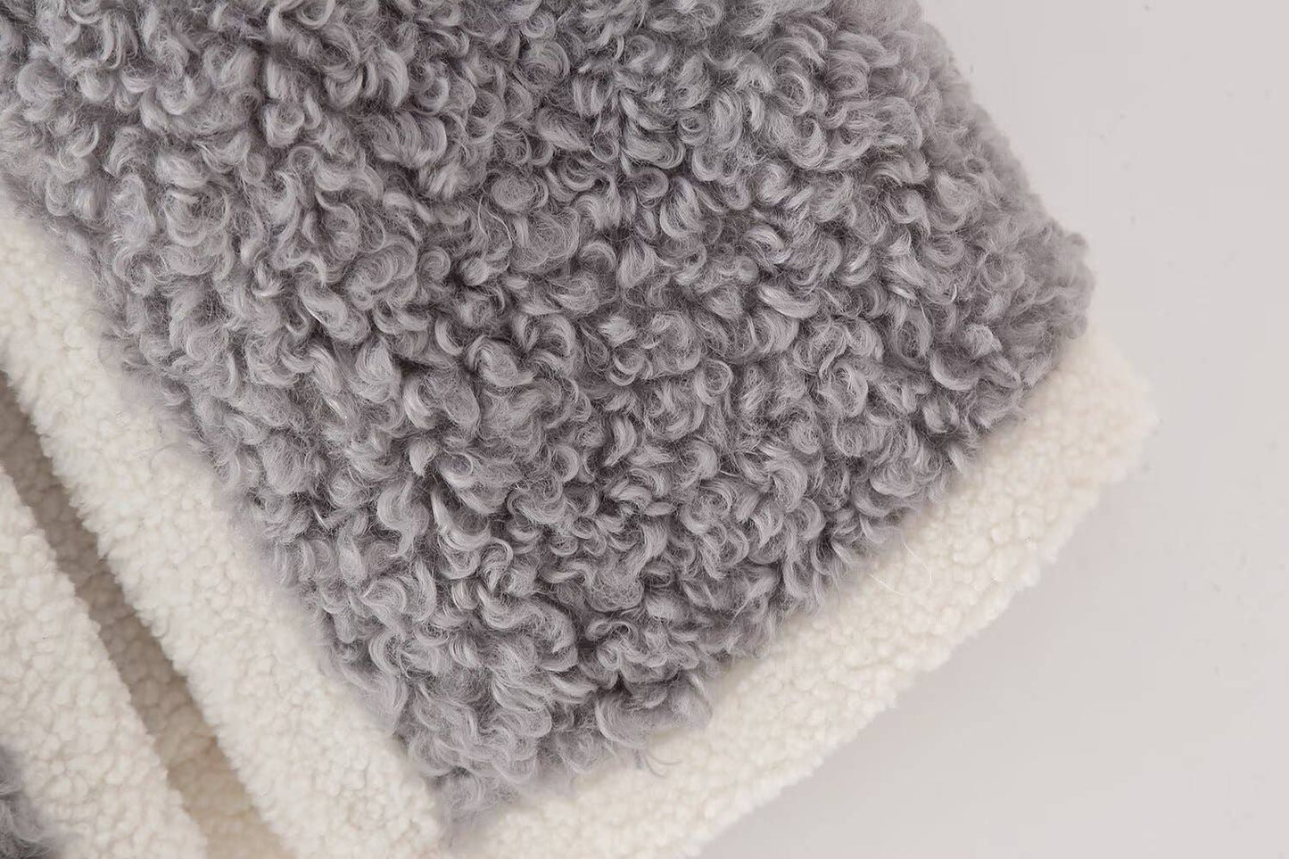 LAMB WOOL MATCHING SHORT SLEEVELESS VEST