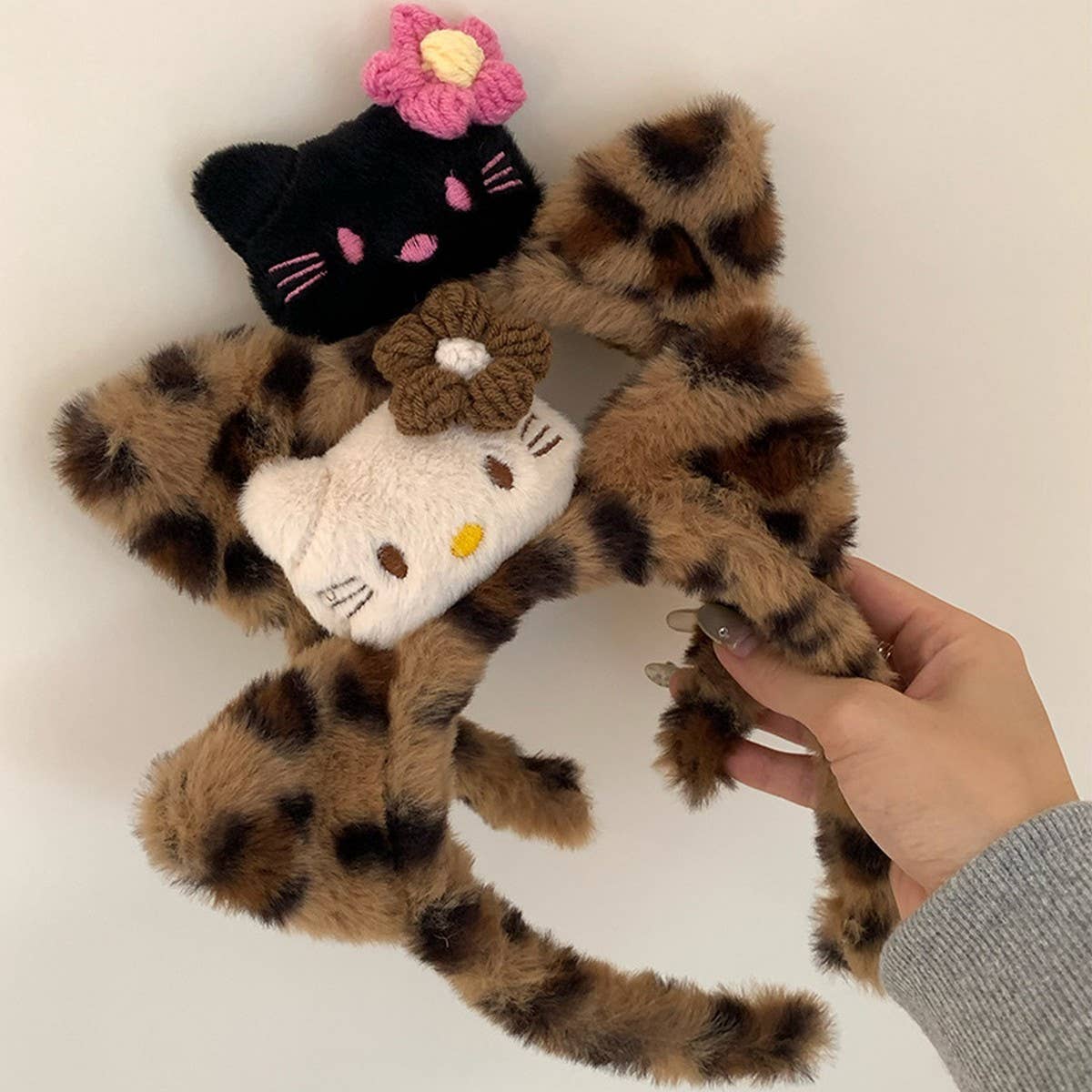 SWEET AND COOL LEOPARD PRINT HEADBAND HAIRPIN